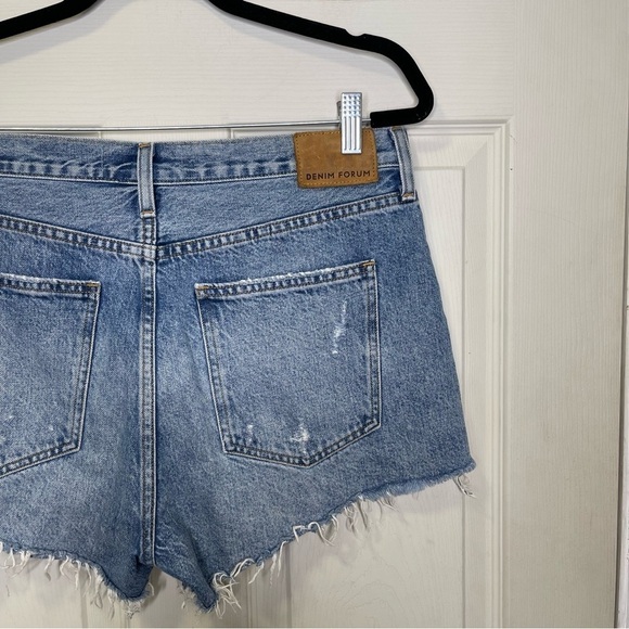 Denim Forum The Ex-Boyfriend Hi-Rise Denim
Short in Picture this Blue Sz 30 - Picture 3 of 10